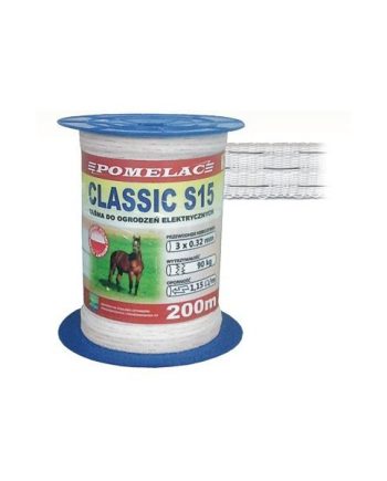 Elektrikarjuse lint CLASSIC S-15 200m 105-030-010