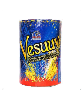 Vesuuv-kuldsed/hõbedased pragisevad sädemed|