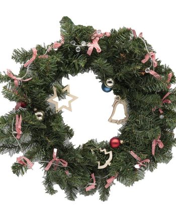 Jõulupärg kaunistatud 45cm