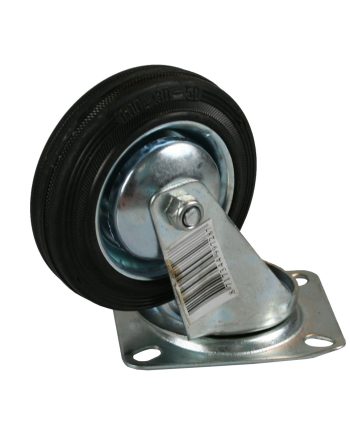 Kummiratas 200mm, 360° pööratav