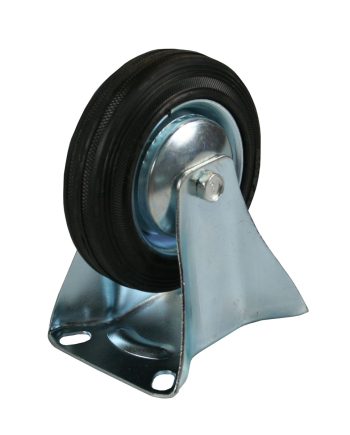 Kummiratas 200mm, fikseeritud