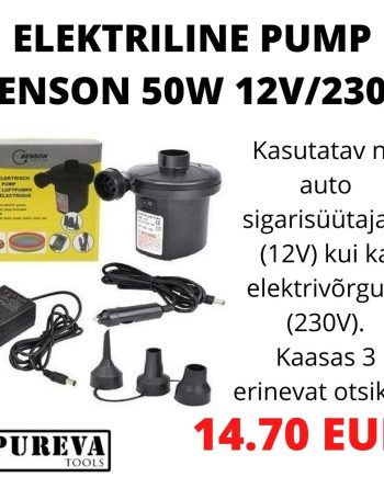 Elektriline pump BENSON 50W 12V/230V
