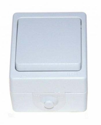 Lüliti ühene pinnapealne IP44 valge WNT-1B2