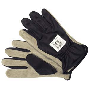 Töökindad sünteetiline nahk/nailon hall/must 9