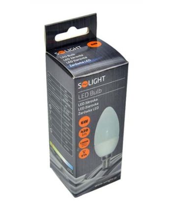 Led-lamp E14 Candle 6W, 3000K, 510lm