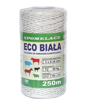 Karjusenöör Eco Valge 250m 205-010-025