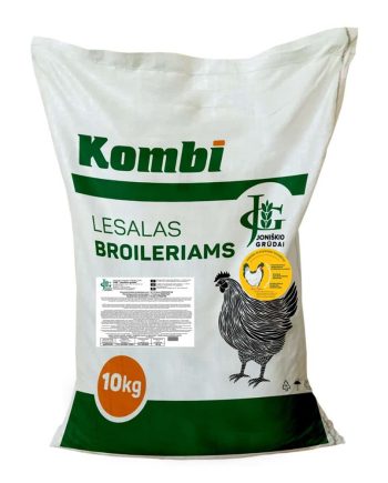 Täissööt kana-broileritele KOMBI 43-60 päeva koos fütobiootikumidega 20kg