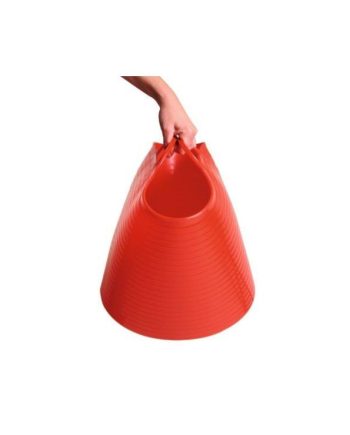 Plastik kauss 28L painduv punane